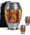 Stained Glass Cremation Urns Memorial, Funeral Shape Urn