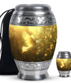 Dove Urn For Human Ashes Memorial - Yellow Urn for Adult Male