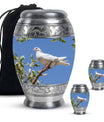 White Dove Ashes keepsake Urn For Mom - Large Memorial Urns For Women