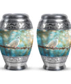 White Dove Burial Urns For Adult Human Ashes - Urns For Women