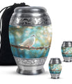 White Dove Burial Urns For Adult Human Ashes - Urns For Women