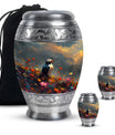 Artistic Puffin Bird Keepsake Urns - Colorful Floral Ashes Urn For Mom