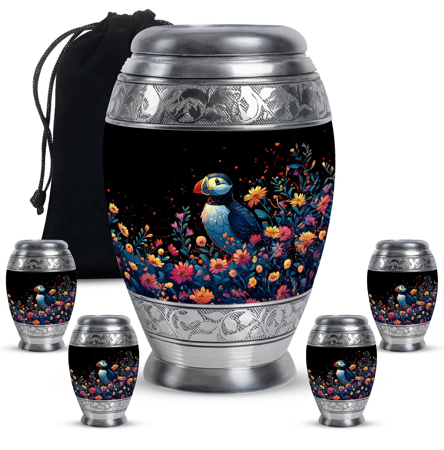 Personalized Bird Memorial Urn for Adult - 10-inch, 200 cu in - Yatskia
