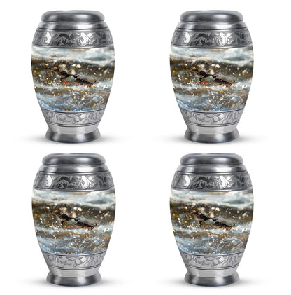 Personalized Bird Keepsake Urn for Dad - 10-inch, 200 cu in - Yatskia
