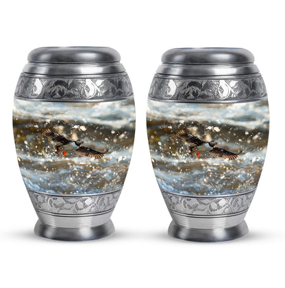 Personalized Bird Keepsake Urn for Dad - 10-inch, 200 cu in - Yatskia
