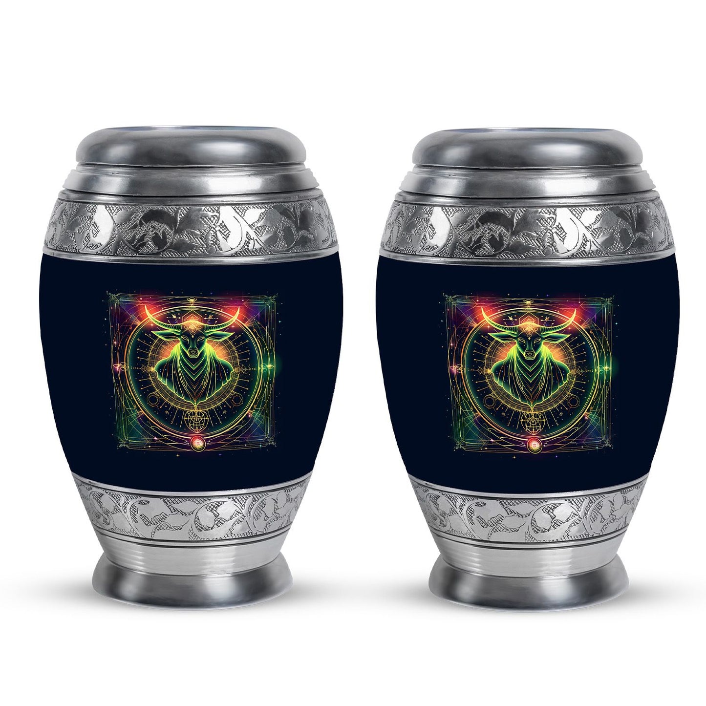 Personalized Spiritual Cremation Urn for Human Ashes - 10-inch, 200 cu in - Yatskia