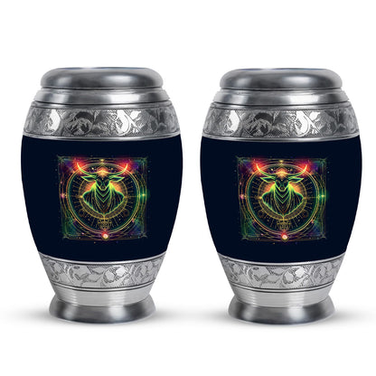 Personalized Spiritual Cremation Urn for Human Ashes - 10-inch, 200 cu in - Yatskia