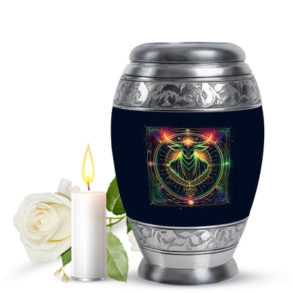 Personalized Spiritual Cremation Urn for Human Ashes - 10-inch, 200 cu in - Yatskia