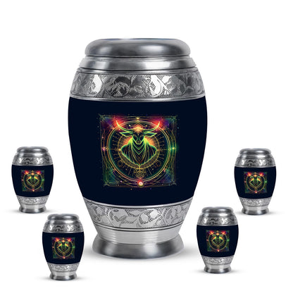 Personalized Spiritual Cremation Urn for Human Ashes - 10-inch, 200 cu in - Yatskia