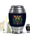 Taurus Zodiac Adult Urn For Ashes - Spiritual Urn For Funeral Service