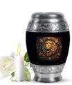 Lion Spiritual Memorial Urns for Ashes - Leo Ashes Cremation Urn For Men