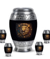 Lion Spiritual Memorial Urns for Ashes - Leo Ashes Cremation Urn For Men