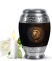 Leo Zodiac Personalized Urn For Human Ashes - Lion Memorial Urn For Sale