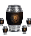 Leo Zodiac Personalized Urn For Human Ashes - Lion Memorial Urn For Sale