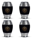 Spiritual Urns for Adult Female And Male - Golden Symmetric Urn