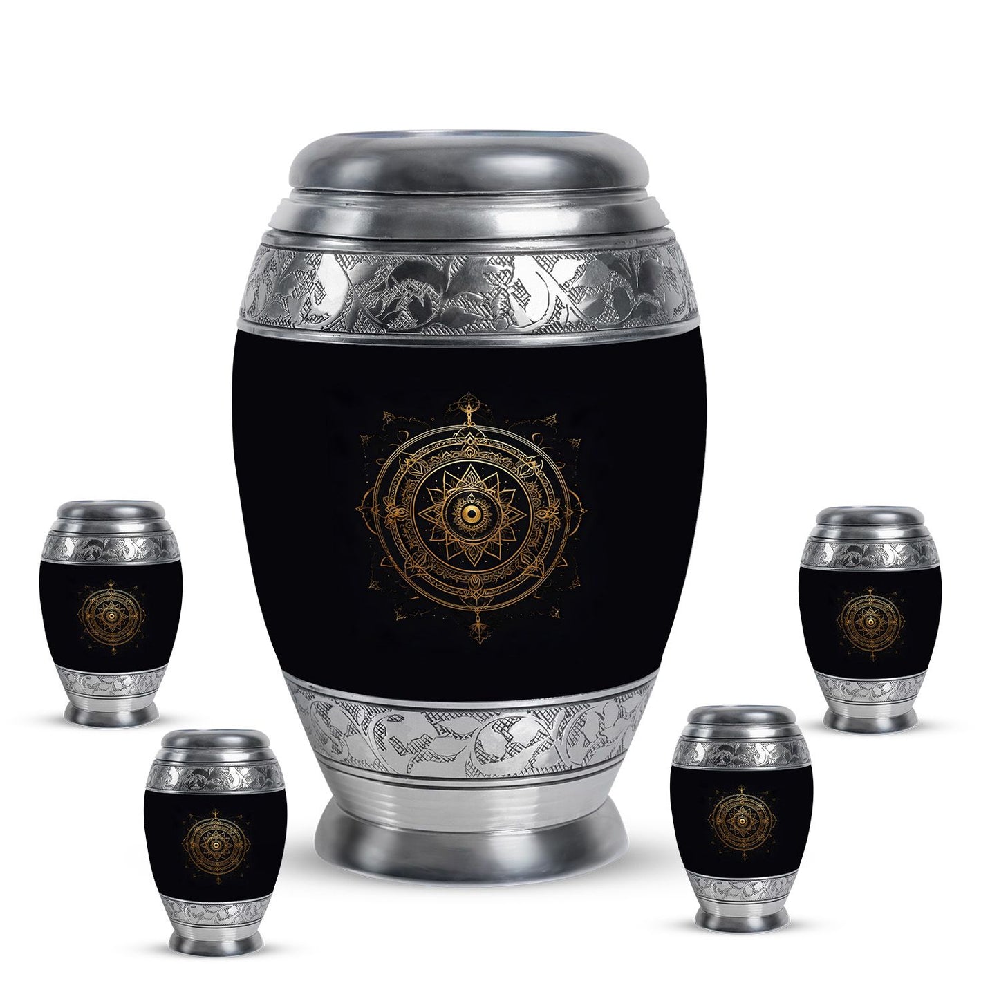 Personalized Religious Cremation Urn for Adult Female - 10-inch, 200 cu in - Yatskia