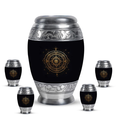 Personalized Religious Cremation Urn for Adult Female - 10-inch, 200 cu in - Yatskia