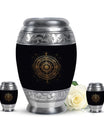 Spiritual Urns for Adult Female And Male - Golden Symmetric Urn
