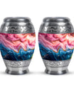 Abstract Urns For Adult Male And Female - Pink Abstract Urn For Cremation