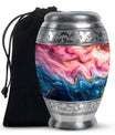 Abstract Urns For Adult Male And Female - Pink Abstract Urn For Cremation