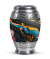 Abstract Small Keepsake Urns For Human Ashes - Colorful Memorial Urn