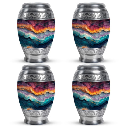 Personalized Marble Memorial Urn for Adult - 10-inch, 200 cu in - Yatskia