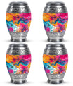 Colorful Abstract Urn For Ashes Adult Male - Large Memorial Urn Keepsake
