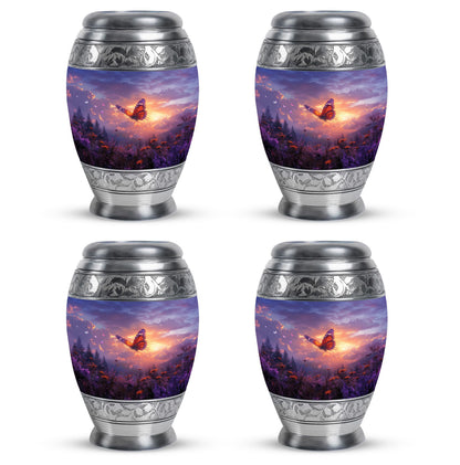 Personalized Butterfly Cremation Urn for Human Ashes - 10-inch, 200 cu in - Yatskia