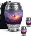 Monarch Butterfly Cremation Urn For Ashes - Purple Urns For Funeral
