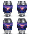 Purple Meadow Urn For Human Ashes Large - Mountain Valley Urn For Funeral