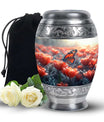 Monarch Butterfly Urn for Adult Ashes – Orange Floral Cremation Urn