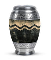 Zigzag Urn For Human Ashes Memorial - Customized Cremation Ashes Urn