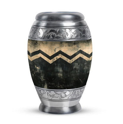 Personalized Artistic Cremation Urn for Human Ashes - 10-inch, 200 cu in - Yatskia