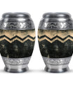 Zigzag Urn For Human Ashes Memorial - Customized Cremation Ashes Urn