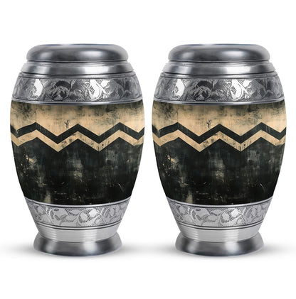Personalized Artistic Cremation Urn for Human Ashes - 10-inch, 200 cu in - Yatskia