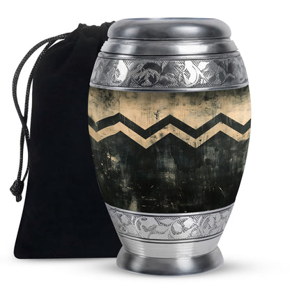 Personalized Artistic Cremation Urn for Human Ashes - 10-inch, 200 cu in - Yatskia