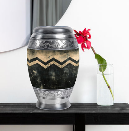 Personalized Artistic Cremation Urn for Human Ashes - 10-inch, 200 cu in - Yatskia
