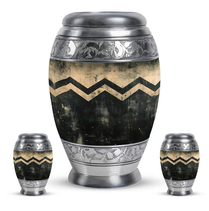 Personalized Artistic Cremation Urn for Human Ashes - 10-inch, 200 cu in - Yatskia