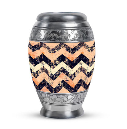 Personalized Artistic Cremation Urn for Adult Male - 10-inch, 200 cu in - Yatskia