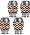 Zigzag Pattern Urn For Adult Male & Female - Zigzag Funeral Urn For Ashes