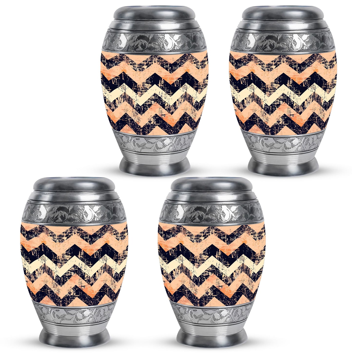 Personalized Artistic Cremation Urn for Adult Male - 10-inch, 200 cu in - Yatskia