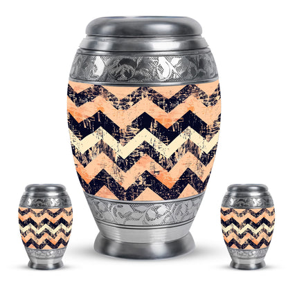Personalized Artistic Cremation Urn for Adult Male - 10-inch, 200 cu in - Yatskia