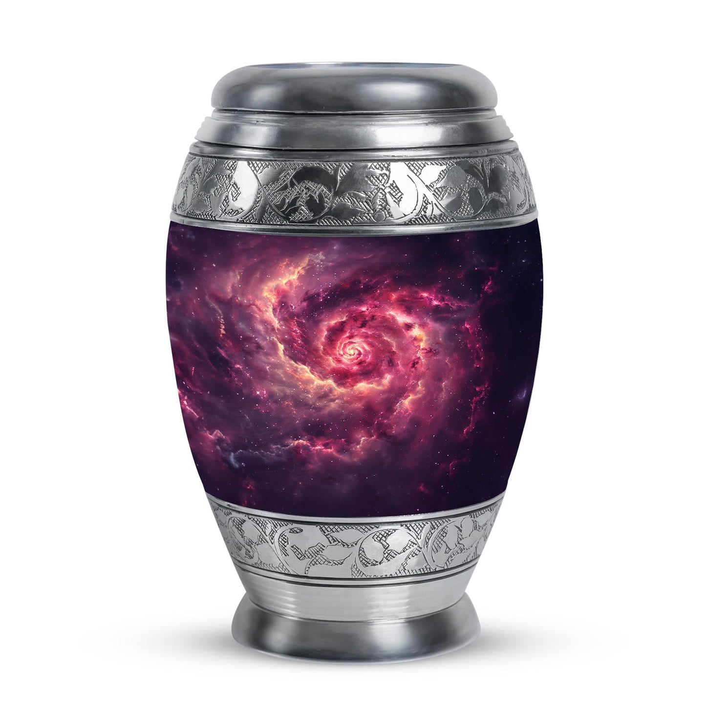 Personalized Galaxy Cremation Urn for Dad - 10-inch, 200 cu in - Yatskia