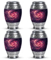 Galaxy Funeral Urn For Dad And Mom - Red Funeral Urn For Ashes