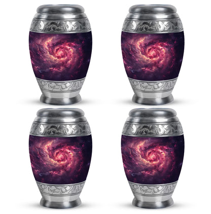 Personalized Galaxy Cremation Urn for Dad - 10-inch, 200 cu in - Yatskia