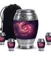 Galaxy Funeral Urn For Dad And Mom - Red Funeral Urn For Ashes