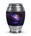 Purple Galaxy Memorial Urn For Funeral - Vast Galaxy Urn For Ashes