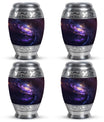 Purple Galaxy Memorial Urn For Funeral - Vast Galaxy Urn For Ashes