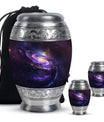 Purple Galaxy Memorial Urn For Funeral - Vast Galaxy Urn For Ashes