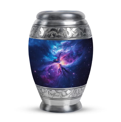 Personalized Galaxy Cremation Urn for Human Ashes - 10-inch, 200 cu in - Yatskia